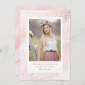 若手無断の卒業発表 案内状 (正面/裏面)