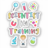若手科学者のためのサイエンティスト・イン・トレーニング シール (正面)
