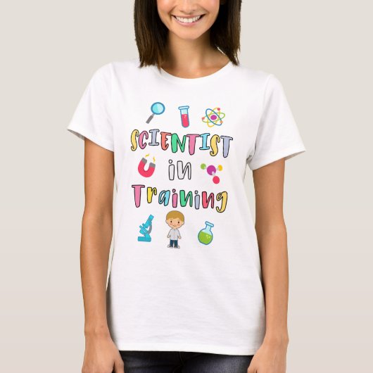 若手科学者のためのサイエンティスト・イン・トレーニング Tシャツ (正面)
