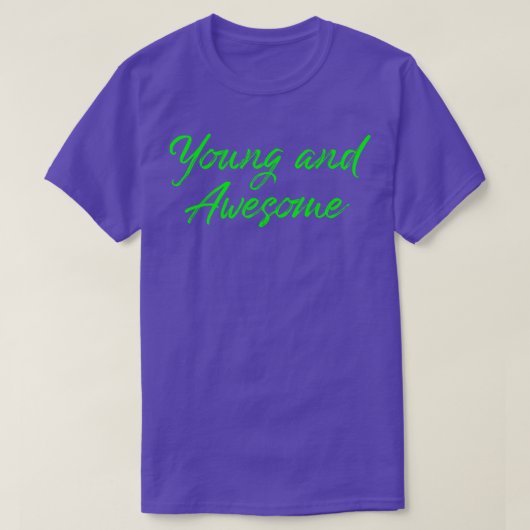 若手素晴らしノベルティストリートウェア Tシャツ (デザイン正面)