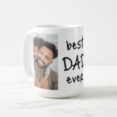 若最高の々パパEVER 2写真カスタム色 コーヒーマグカップ (正面左)