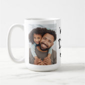 若最高の々パパEVER 2写真カスタム色 コーヒーマグカップ (左)