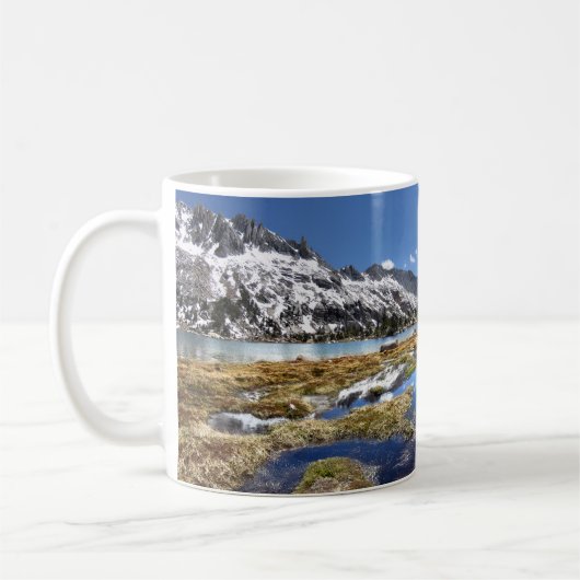 若湖 – ヨセミテ – シエラネバダ山脈 – コーヒーマグカップ (左)