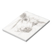 若牛のスケッチ ノートパッド (回転)