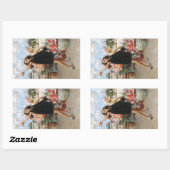 若祝女の勝利 長方形シール (シート)