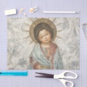 若絵を描き救い主イエスの 薄葉紙 (クラフト)
