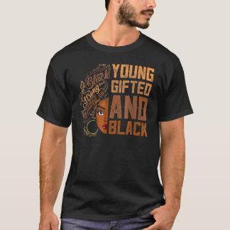 若者と黒人の歴史月間 アフリカのメラニンW Tシャツ