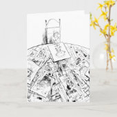 若者のコードとして芸術家 カード (黄色い花)