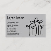 若者のシュート-緑02481c (altの側面)の白 名刺 (裏面)