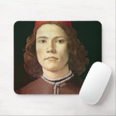 若者のポートレート、c.1480-85 マウスパッド (マウス)