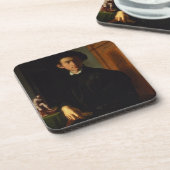 若者のポートレート、c.1532-40 (パネルの油) コースター (左側)