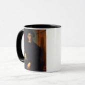 若者のポートレート、c.1532-40 (パネルの油) マグカップ (正面左)