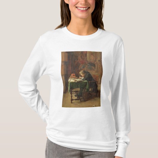 若者の執筆1852年 Tシャツ (正面)