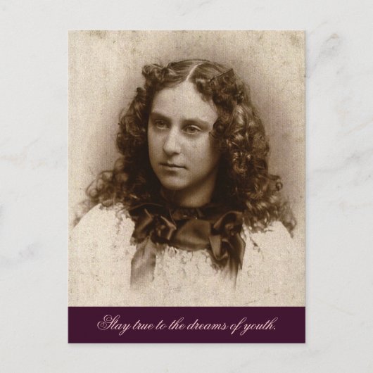 若者の夢に忠実である ポストカード (正面)