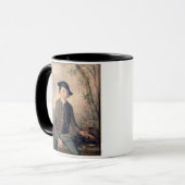 若者の破壊の魚1782年(パネル) マグカップ (正面左)