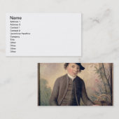 若者の破壊の魚1782年(パネル) 名刺 (正面/裏面)