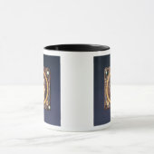 若者の顔を搭載する腓骨 マグカップ (中央)