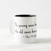 若者は規則を…知っています ツートーンマグカップ (正面左)