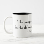 若者は規則を…知っています ツートーンマグカップ (左)
