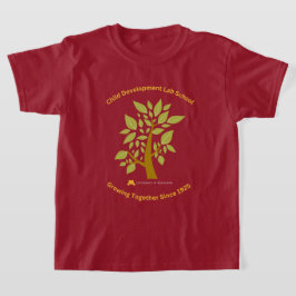 若者向けCDLSワインレッド色成長するTシャツ Tシャツ