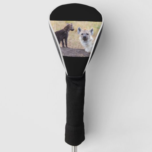 若者1を持つハイエナ ゴルフヘッドカバー (正面)