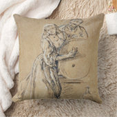 若者(チョーク)カードが付いているワインpourer クッション (ブランケット)