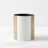 若者(チョーク)カードが付いているワインpourer マグカップ (中央)