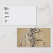 若者(チョーク)カードが付いているワインpourer 名刺 (正面/裏面)