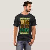 若者 ブラック 黒人歴史 BHM アフリカ系アメリカ人 Tシャツ (正面フル)
