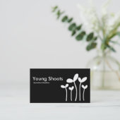 若芽v2 – 黒の白（代替の側面） 名刺 (スタンド正面)