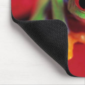 若草色のカエルのマウスのマット マウスパッド (コーナー)