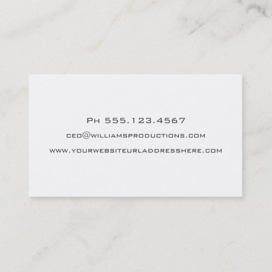 若草色のダマスク織QRコード名刺 名刺 (裏面)