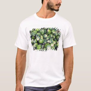 若草色の新しい芽キャベツ Tシャツ