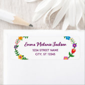 若草花エレガントフローラモダン ラベル (インサイチュ)