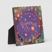 若返りフローラハート星おもしろい刺激性 フォトプラーク (正面)