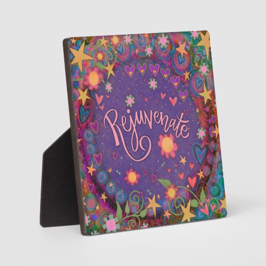 若返りフローラハート星おもしろい刺激性 フォトプラーク (正面)