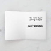 若返る誕生日カード カード (内部)