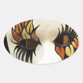 若陶芸カーニバルマスク 楕円形シール