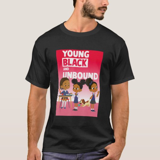 若黒と非連結 Tシャツ (正面)