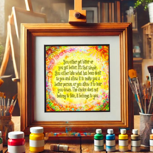 苦いかわいらしまたは黄色の好感 フォトプリント