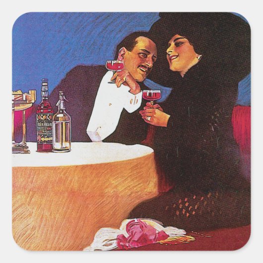 苦いパストア スクエアシール (正面)