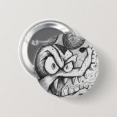 苦いラットの青 缶バッジ (正面&裏面)