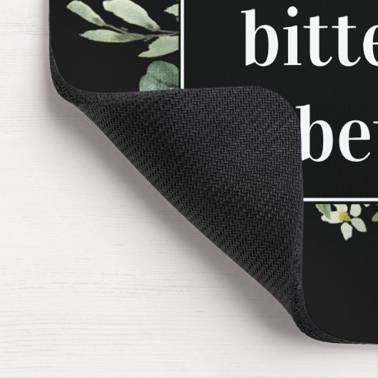 苦い取得を改善しない – 緑の引用文 マウスパッド (コーナー)