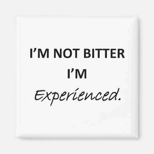 苦い経験 マグネット (正面)