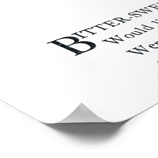 苦い ポスター (角)