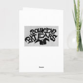 苦おもしろいい死神の挨拶を受ける カード (裏面)