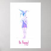 苦しい人 ポスター (正面)