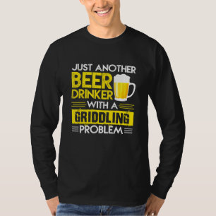 苦しい問題を抱えたもう一人のビールを飲む Tシャツ