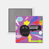 苦しくて堪らないが癪に障る マグネット (正面/裏面)