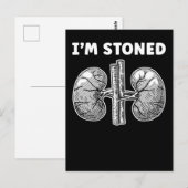 苦しみながらもユーモアの腎臓結石手術 ポストカード (正面/裏面)